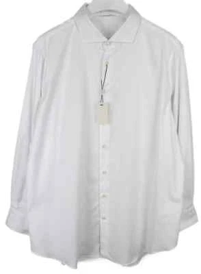 Camicia Formale Slim Regular Fit SUITSUPPLY Uomo 2XL Button Up Cutaway Bianca - Immagine 1 di 4