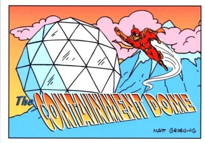 1994 SKYBOX THE SIMPSONS RADIO ACTIVE MAN #R10 BONGO TRADING CARD - Image 1 of 4