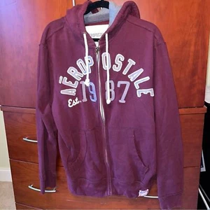 Sudadera con capucha y cremallera completa Aeropostale para hombre - Imagen 1 de 5