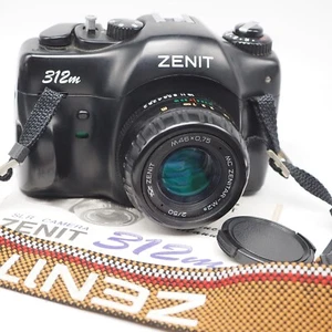 Zenit 312m 35mm SLR camera & Zenitar 2/50mm M2s Lens, m/i Russia, post-USSR Z20 - Picture 1 of 10