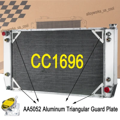 Fit 1988-2000 1989 Chevy GMC C2500 C3500 K2500 K3500 7.4L PICKUP 3 Row Radiator Foto 1 de 4