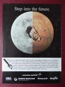6/2006 PUB LOCKHEED MARTIN ORBITAL NASA CREW EXPLORATION VEHICLE MOON MARS AD - Imagen 1 de 1