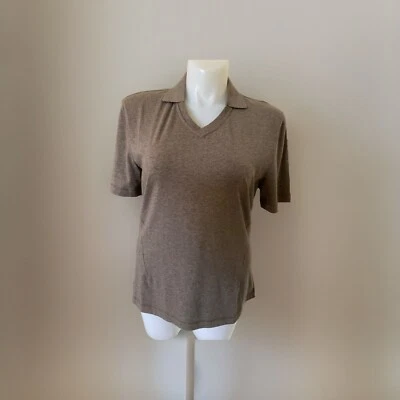 Kit and Ace Mujer Camisa Elastizada Contorno Ajuste BREEZEWAY POLO Talla XL Color Marrón Foto 1 de 4