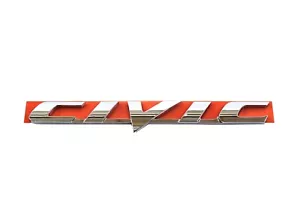 Emblema insignia letras cromadas maletero trasero con adhesivo para Honda Civic 2006-2011 - Imagen 1 de 2