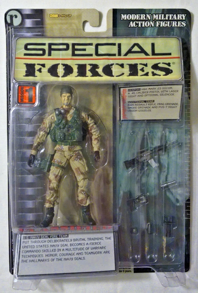 Vintage 2000 ReSaurus Special Forces Mission 1 US NAVY SEAL (COB) -