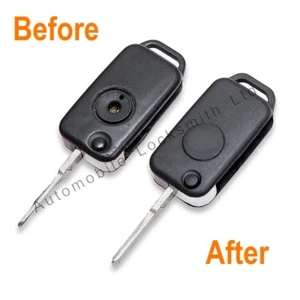 Servicio de Reparación Para Mercedes C E Un Clase 1 Botón Flip Remoto Clave Fob - Imagen 1 de 1