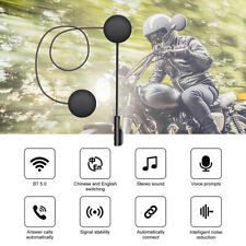 Produktbild - Motorrad Bluetooth 5.0 Helm-Headset Drahtloser Motorrad-Kopfhörer mit Mikrofon
