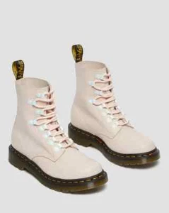 Dr. Martens Women's 1460 Pascal Iridescent Hardware Lace Up Boots, J1(B161T) - Picture 1 of 8