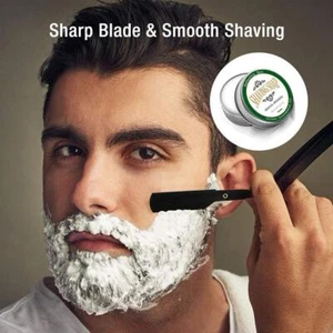 60g Beard Conditioner Mint Scented Facial Cleaning Foam Razor Bump Cream for Men - Picture 1 of 7