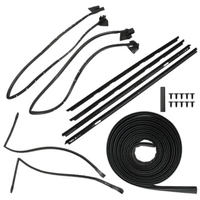 NEW For 81-88 Chevrolet Monte Carlo SS 9Pcs Complete Weatherstripping Kit 128555 - Image 1 of 4
