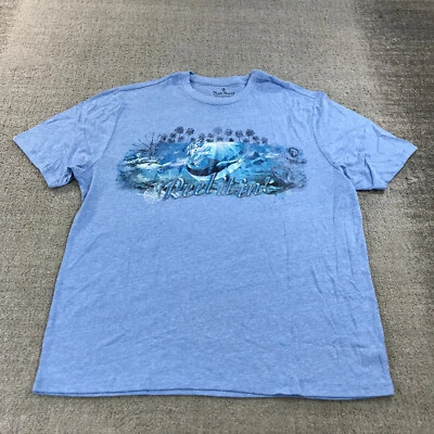 Рубашка мужская Nat Nast большая с круглым вырезом футболка с дельфинами морская катушка повседневная футболка LRG - Изображение 1 из 4