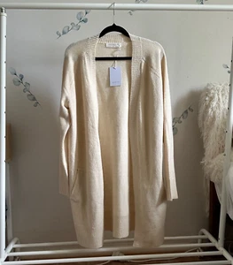 Everly Collective Brooklyn Short Cardigan Ivory XS BNWT - Picture 1 of 6