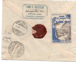 RACCOMANDATA per FIUME 1940 provenienza ARGENTINA - Foto 1 di 2