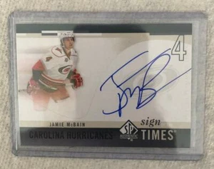 Jamie McBain 2010-11 SP Auténtico Sign of the Times #SOTJM ¡LO ÚLTIMO!!! - Imagen 1 de 2