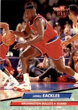 1992-93 FLEER ULTRA LEDELL EACKLES WASHINGTON BULLETS #185