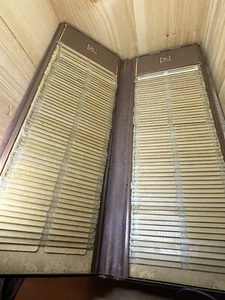 Vintage Victor Kardex sichtbare Blockflöte Buch Karteikarte flache Datei Postkartenalbum - Bild 1 von 20