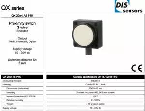 DIS QXseries QX 20x4 A5 P1K QX-20x4 A5 P-1K, QX20x4 QX20x4A5P1K DIS QX20x4A5P1K - Imagen 1 de 3