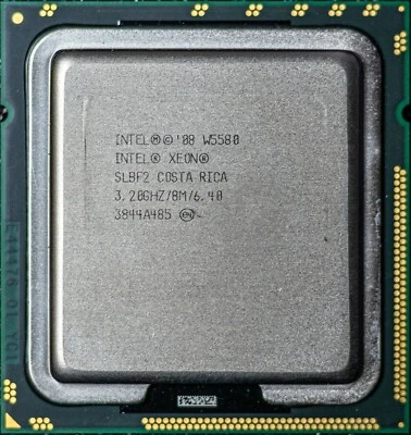 Intel® Xeon® Processor W55808M Cache, 3.20 GHz, 6.40 GT/s, Quad-Core Processor - Imagen 1 de 2