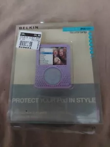Original Belkin iPod Nano 3. Gen ""Micro Grip"" Hülle, brandneu Original alter Lagerbestand - Bild 1 von 4