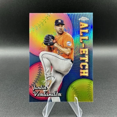 2024 Topps Chrome - All-Etch Justin Verlander #CAE-12 - Image 1 of 2