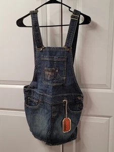 Vestido Mono No Boundaries Talla: 3 Juniors Lindo Nuevo Denim - Imagen 1 de 9