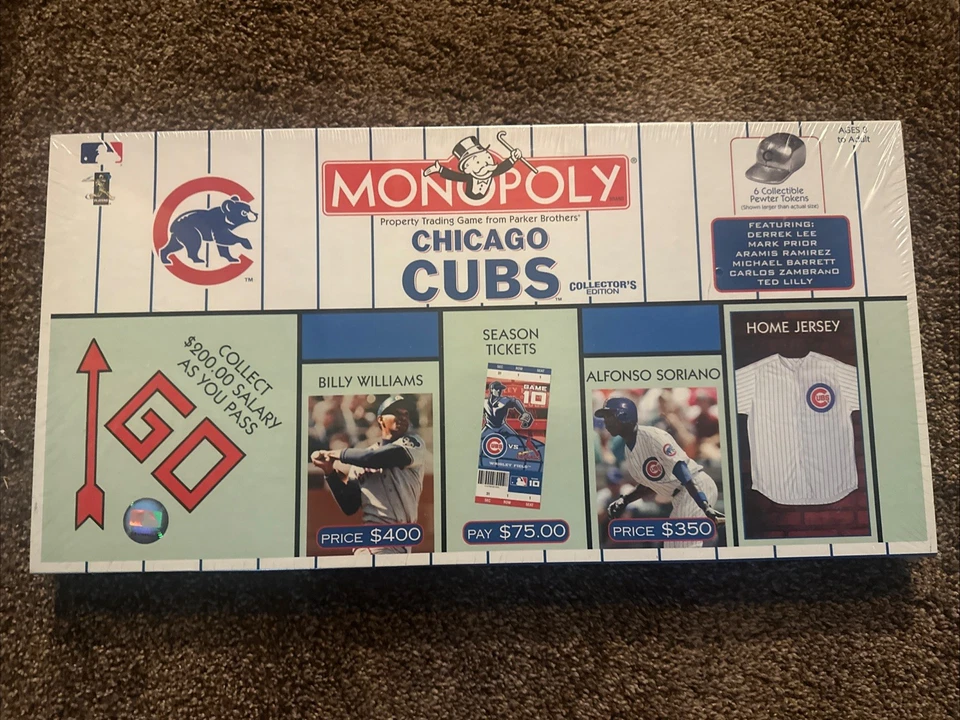 USAopoly Chicago Cubs Collector's Edition Monopoly 2day Delivery