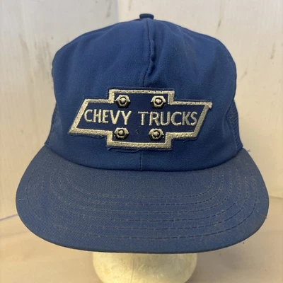 Винтажная нашивка с логотипом кепки 1980-х CHEVY TRUCKS водитель грузовика сделано в США - Изображение 1 из 4