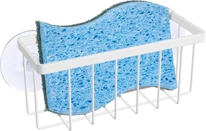 Küchenschwammhalter, Schwammhalter für Spüle Standardgröße, weiß - Bild 1 von 5