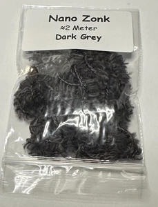 Synthetic NANO Zonker Strip | Fly Tying Materials - DARK GREY - 2mtr ***NEW*** - Picture 1 of 2