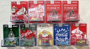 2025 M2 COCA COLA CHRISTMAS SET OF 8 + DELIVERY VAN CHASE **NEW** - Picture 1 of 14
