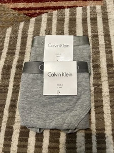 Calvin Klein Women's Sz M Motive Cotton Bikini Panty 4 Pack Black/Gray NWT - Picture 1 of 2