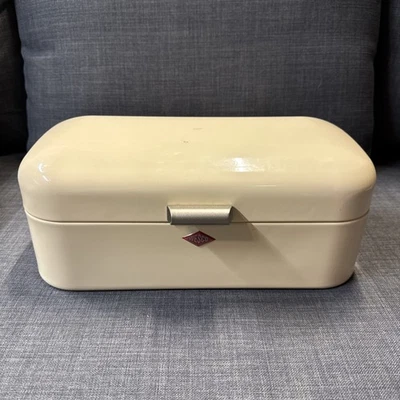 Wesco Breadbox Grandy Breakfast Box Sandwich Box Beige Steel Sheet - Image 1 of 4