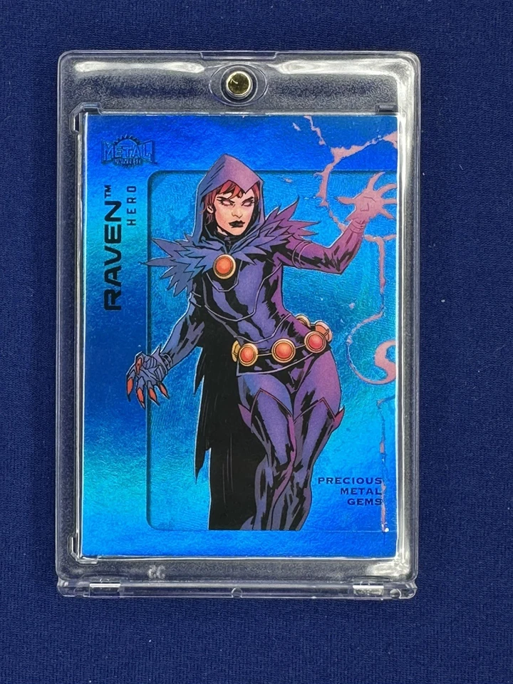 2025 Skybox Metal Universe Batman Raven Blue PMG 17/50 - Image 1 of 4