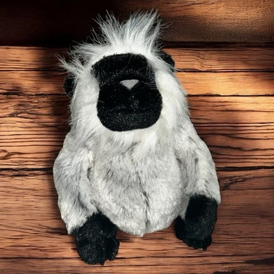 Webkinz Grey Langur Monkey Ape Plush Stuffed Toy HM226 No Code Ganz 9 Inch - Image 1 of 4