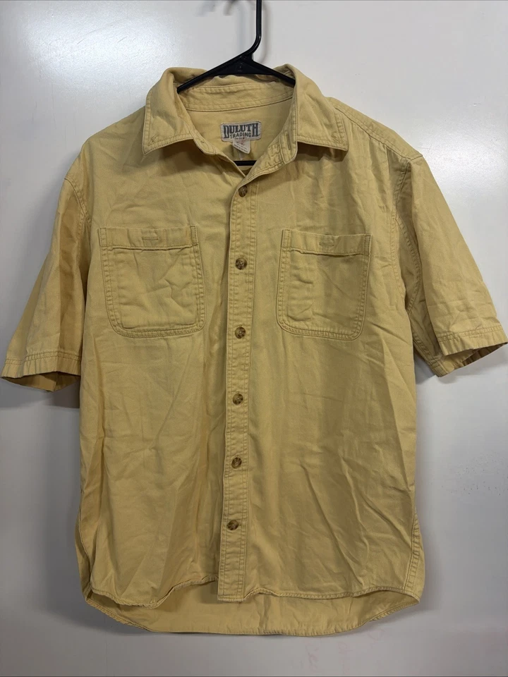 Camisa manga corta con botones Duluth Trading Co. talla mediana Foto 1 de 4