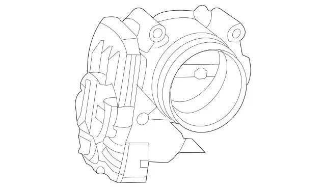 Cuerpo de acelerador de inyección de combustible genuino Mercedes-Benz 264-141-01-00 Foto 1 de 1