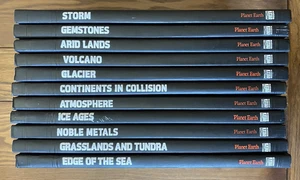 Planet Earth Time Life Books Lot of 11 Volcano Storm Glacier Ice Ages Arid Lands - Imagen 1 de 23