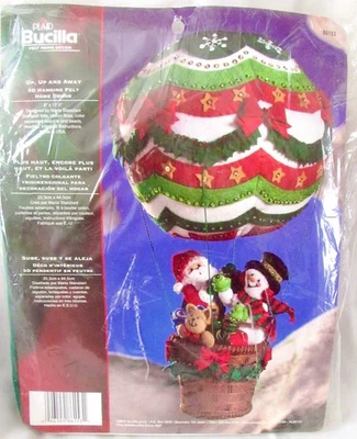 Kit de decoración colgante BUCILLA fieltro 3D arriba y lejos #86153 muy RARO debe verse L@@K Foto 1 de 4