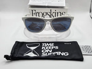 Oakley Frogskins Revert 95 Matte White / Ice Iridium Rare Limited Revert95 New - Foto 1 di 15