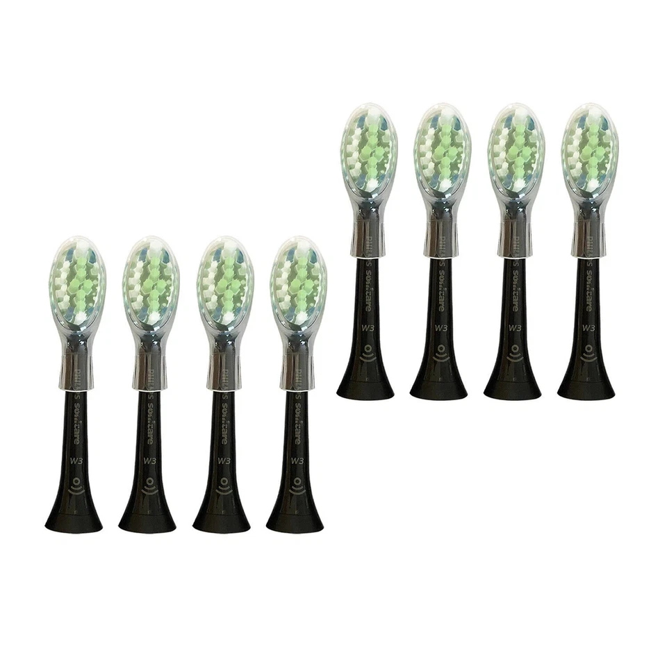 8x Cabezales de repuesto Philips Sonicare DiamondClean W3 Premium | Negro | Sin caja Foto 1 de 2