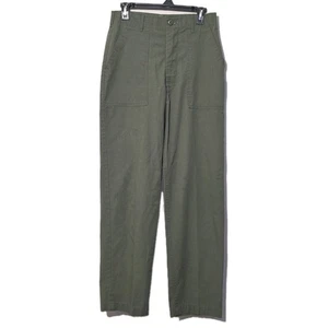 Vintage Military Pants Green Utility Trousers Army 80s OG 507 32x33  - Picture 1 of 21