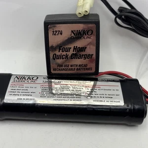 Nikko 7.2V-1500mAh NICD  Battery Racing  Pack  With Matching Quick  Charger 1274 - Picture 1 of 9