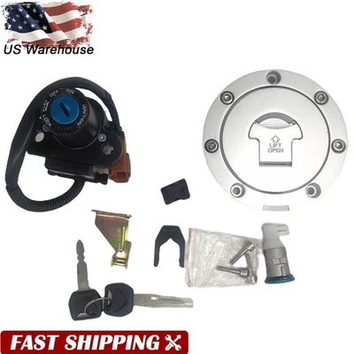 Juego de llaves de bloqueo de asiento con tapa de combustible interruptor de encendido CBR1000RR para Honda 2004-2016 Foto 1 de 4