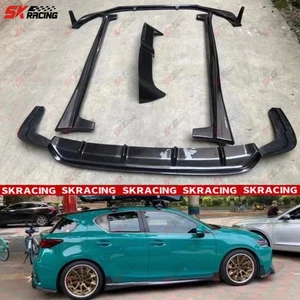 Parachoques delantero trasero de carbono para Lexus CT200h 2014-2017 labio faldones laterales alerón - Imagen 1 de 28