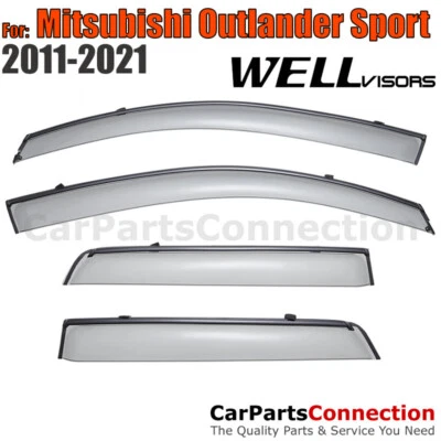 Viseras de ventana WellVisors 11-24 Mitsubishi Outlander Sport deflectores laterales Foto 1 de 4
