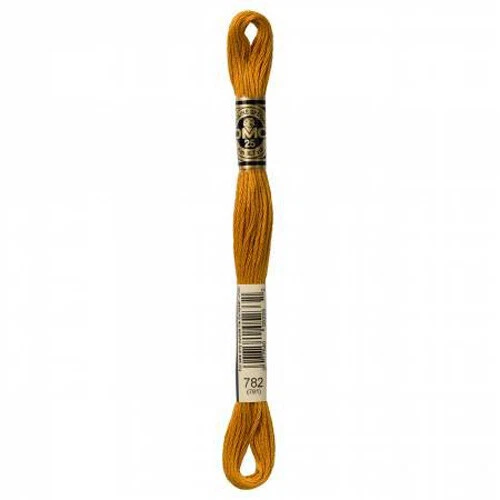 DMC Embroidery Floss Color Dark Topaz #782 - Image 1 of 1