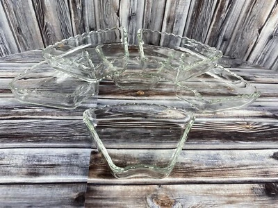 VTG Anchor Hocking Early American Prescut - 1 Lazy Susan Insert Replacement Tray - Image 1 of 4