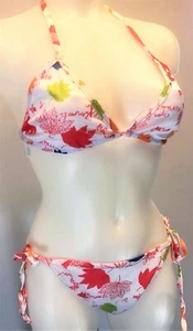 2-teiliger verstellbarer String Bikini Badeanzug Größe Small #LC3 - Bild 1 von 8