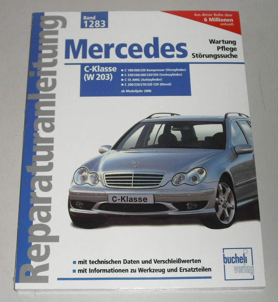 Manual de Reparación Mercedes Benz Clase C W203 180 200 230 240 280 320 350 AMG - Imagen 1 de 1