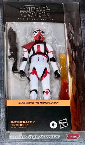 New Star Wars Black Series Mandalorian Incinerator Trooper 6" Figure & Case Lot Cover
